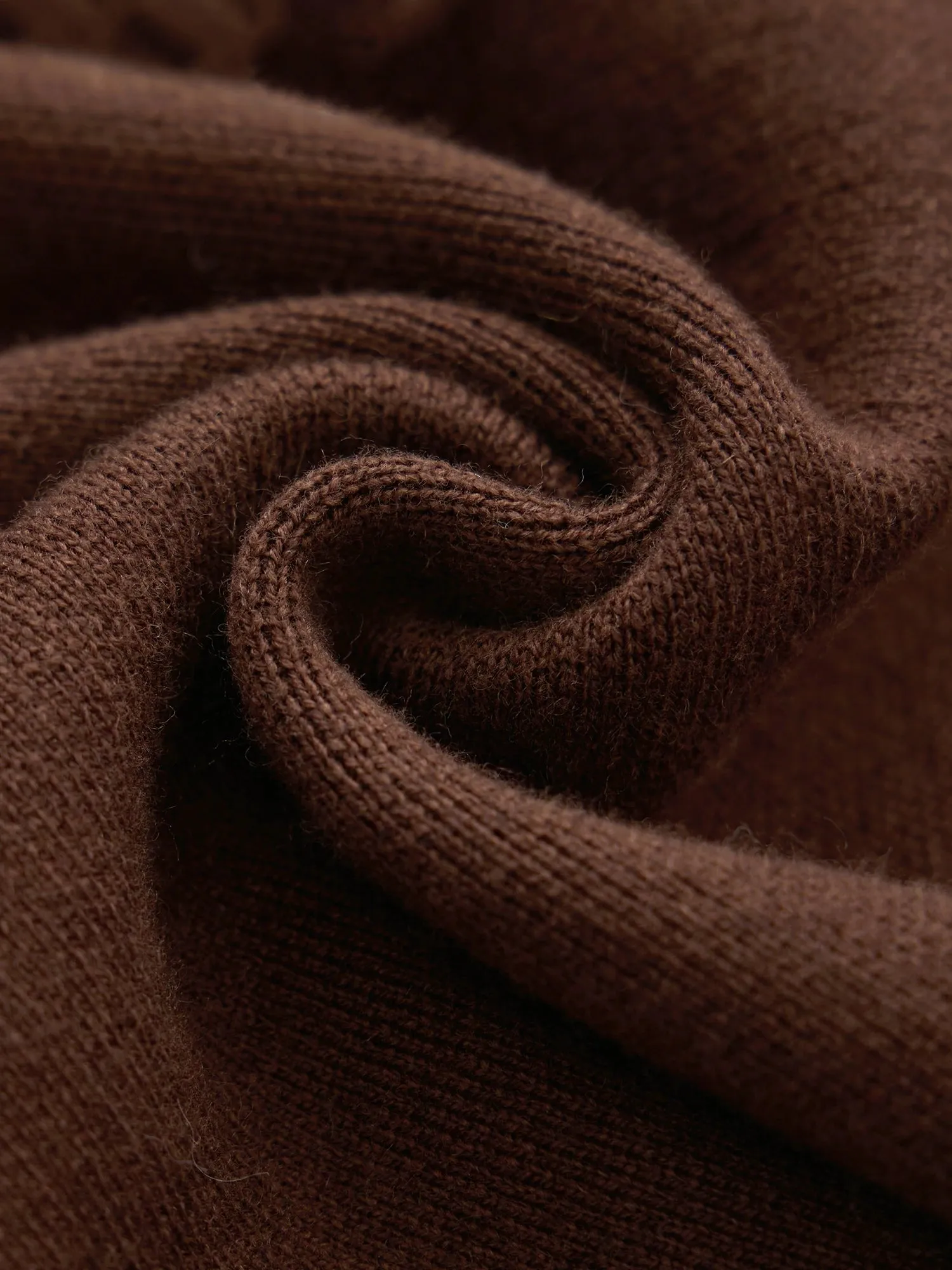Amoretu 100% Wool Double Breasted Sleeveless Knit Vest