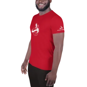 Athletic Apparatus Red White logo Men's Athletic T-shirt