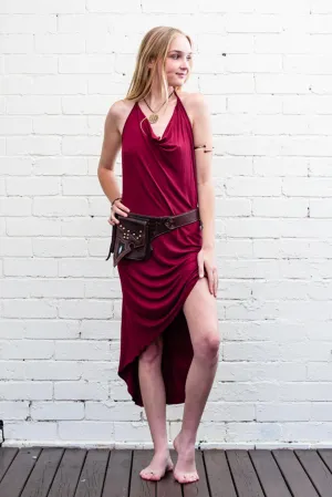 Aurora Dress in Wine