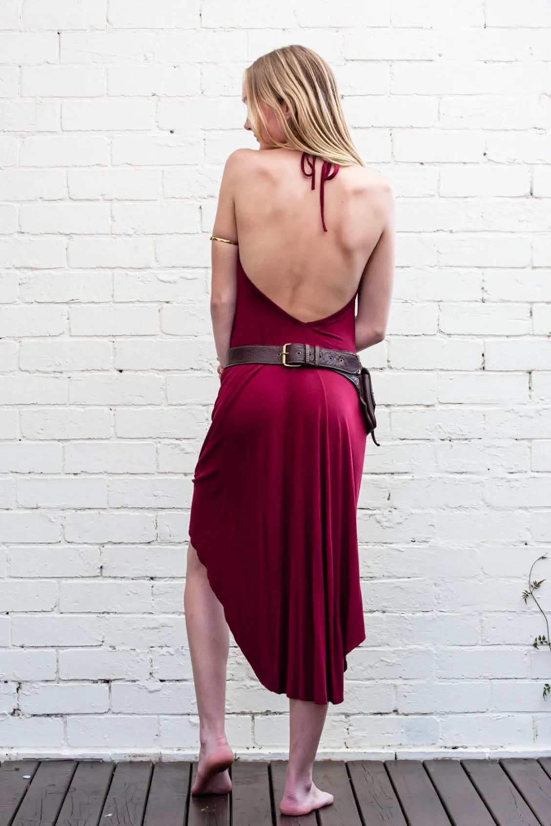 Aurora Dress in Wine