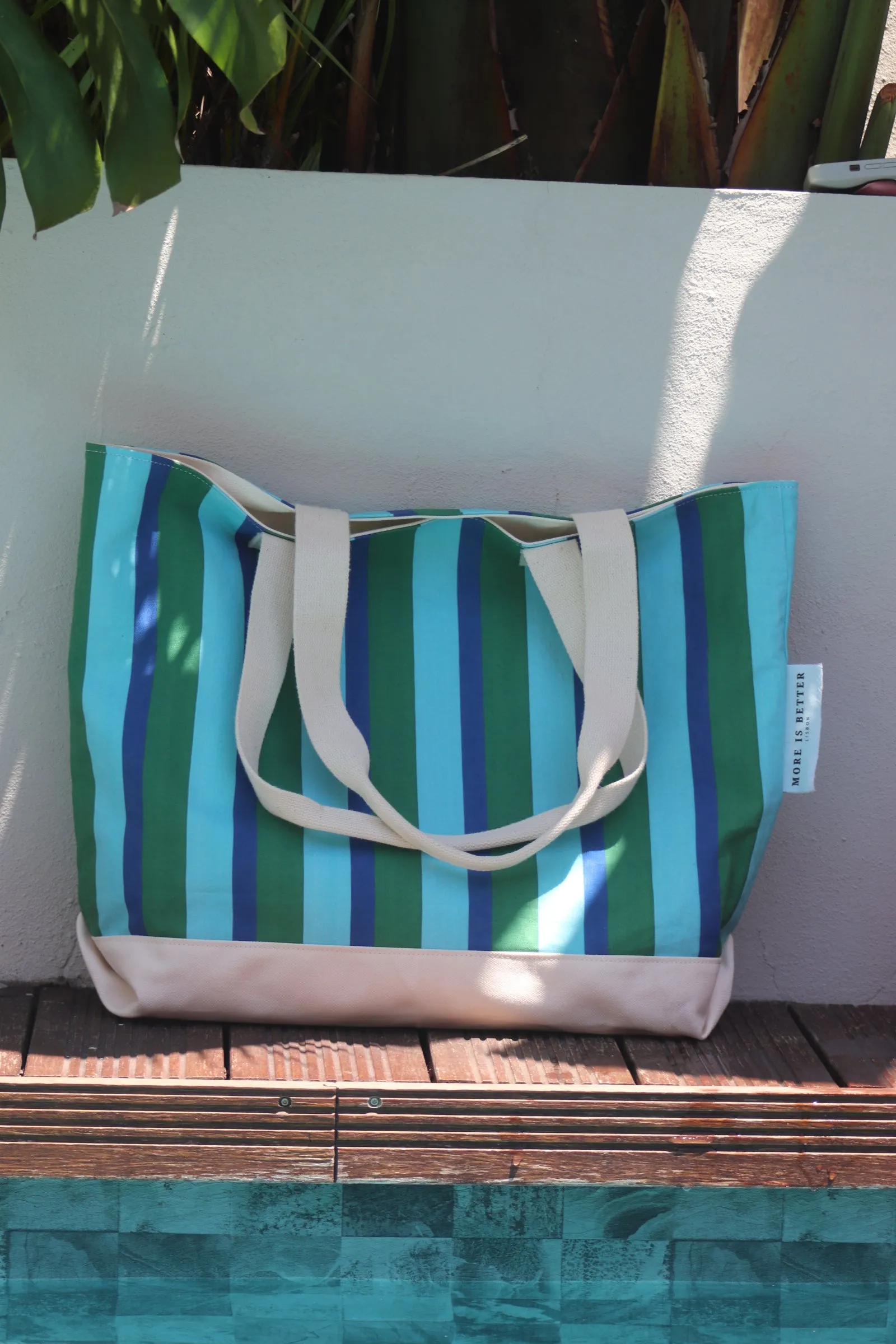 Beach bag blue