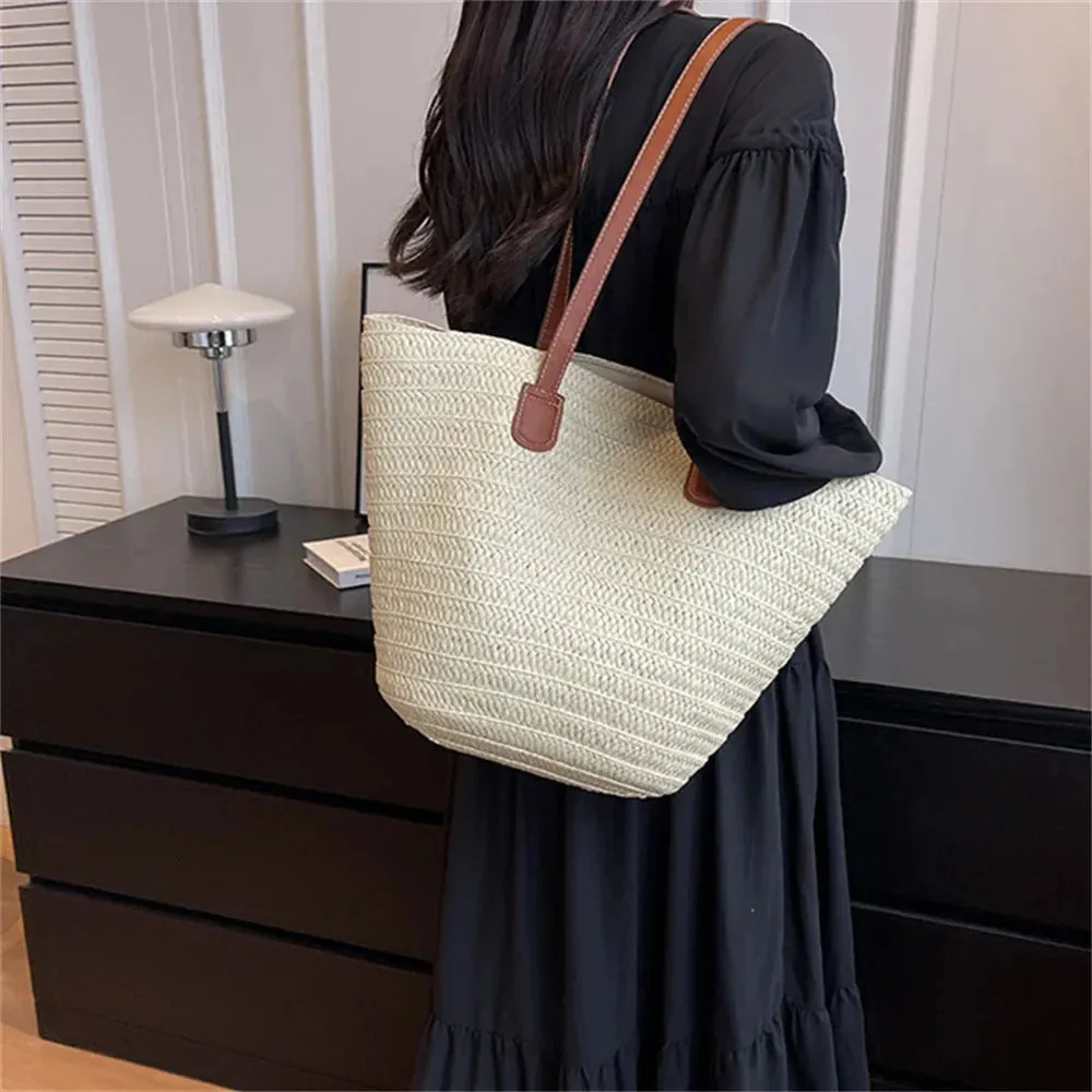 Beach Essentials Eco-Friendly Straw Bag for Sunny Adventures