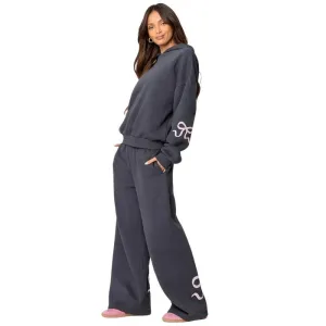 Bow Accent Lounge And Casual Outfit Set