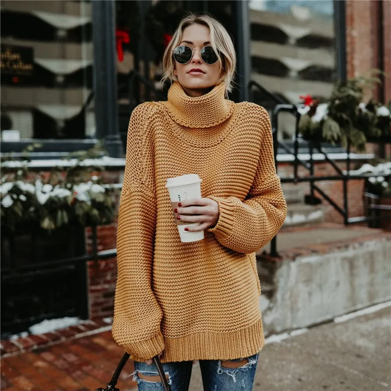 Broad Neck Loose Sweater