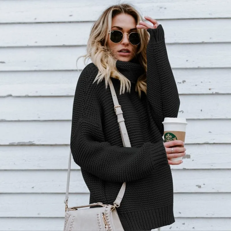 Broad Neck Loose Sweater