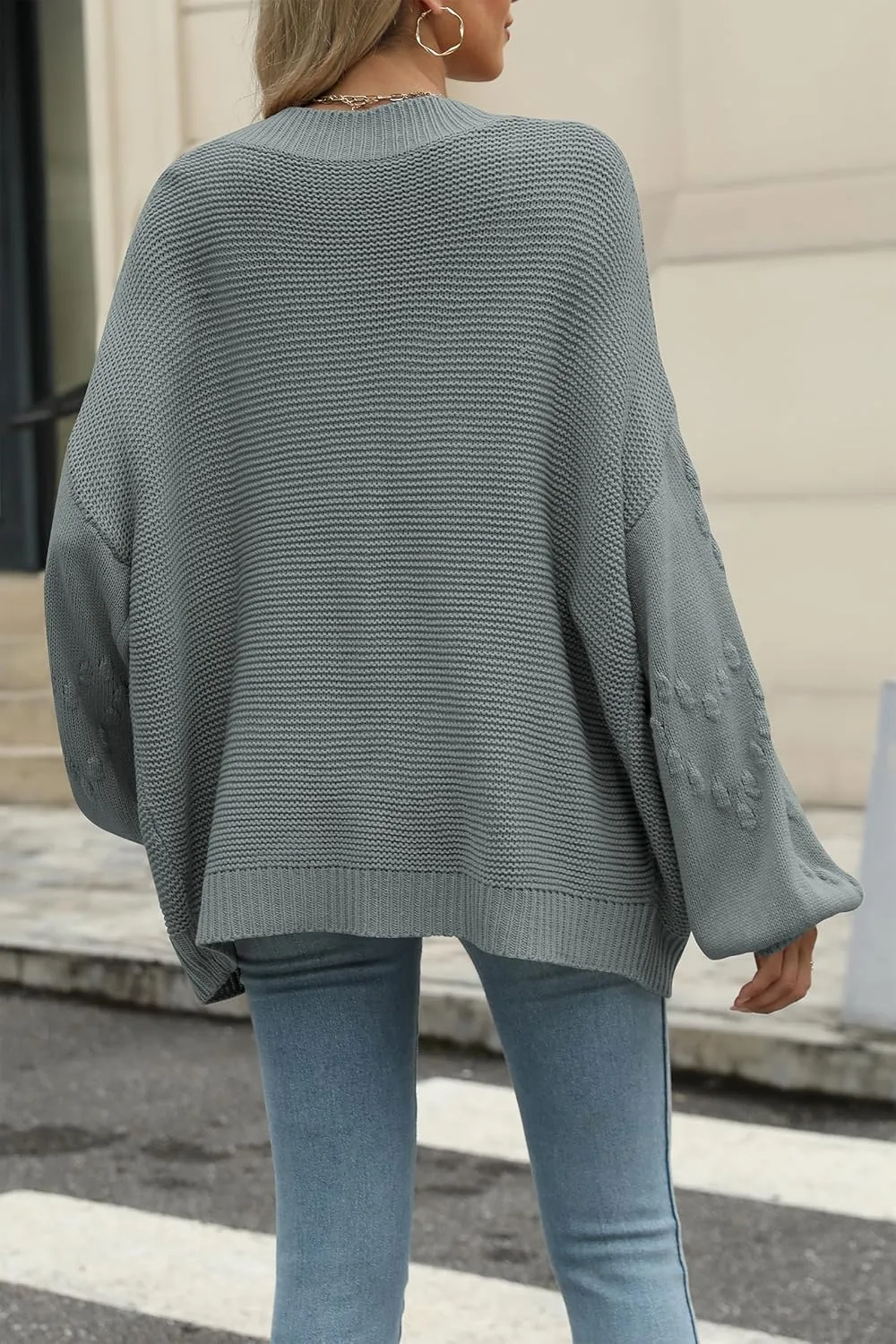 Cakulo Womens 2025 Oversized Chunky Cardigan Sweaters Fall Fashion Open Front Knit Long Sleeve Pockets Cardigans