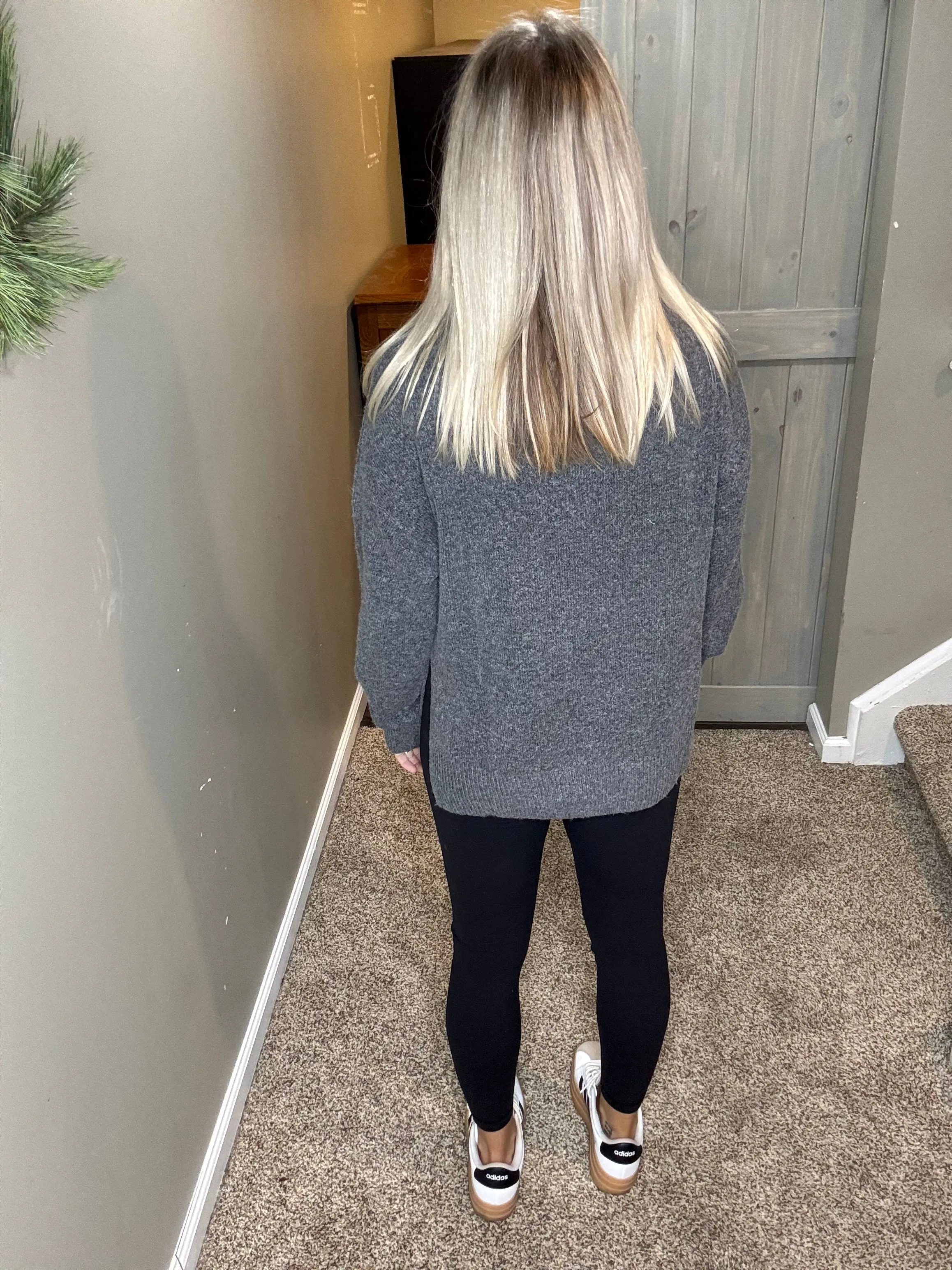 Charcoal Cozy Sweater