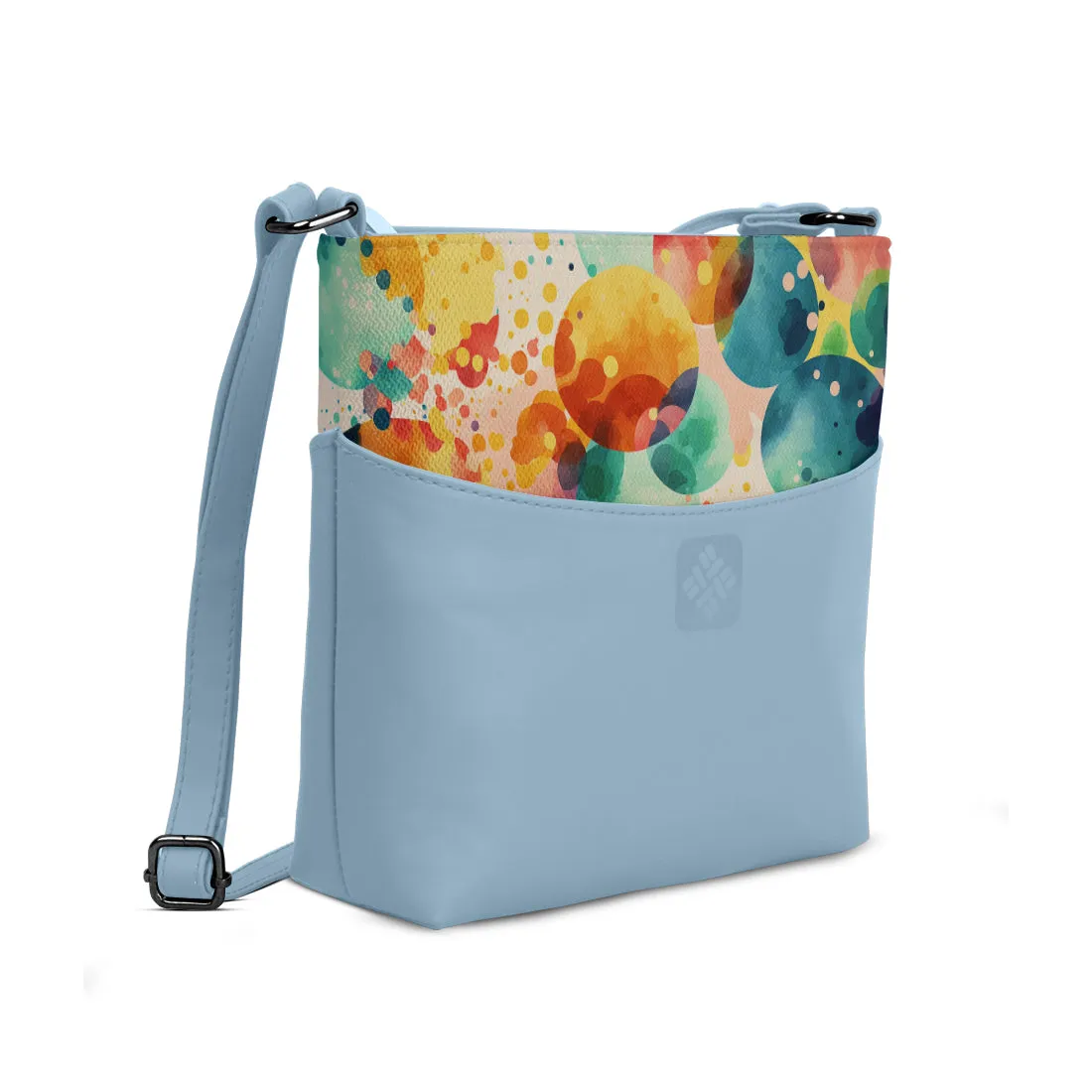 Chic Essentials Crossbody Color Splash Circles