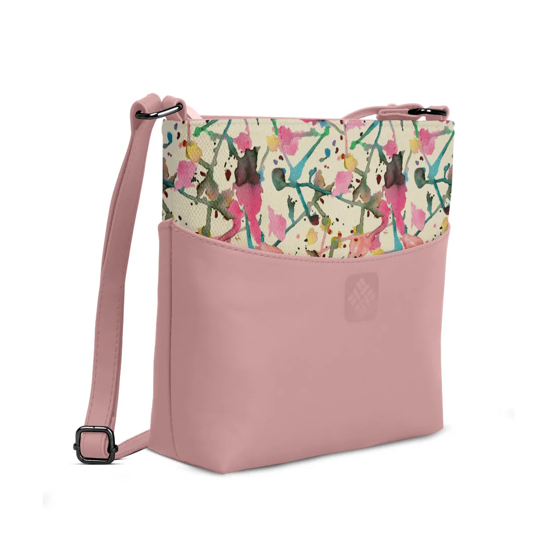 Chic Essentials Crossbody Watercolor Garden