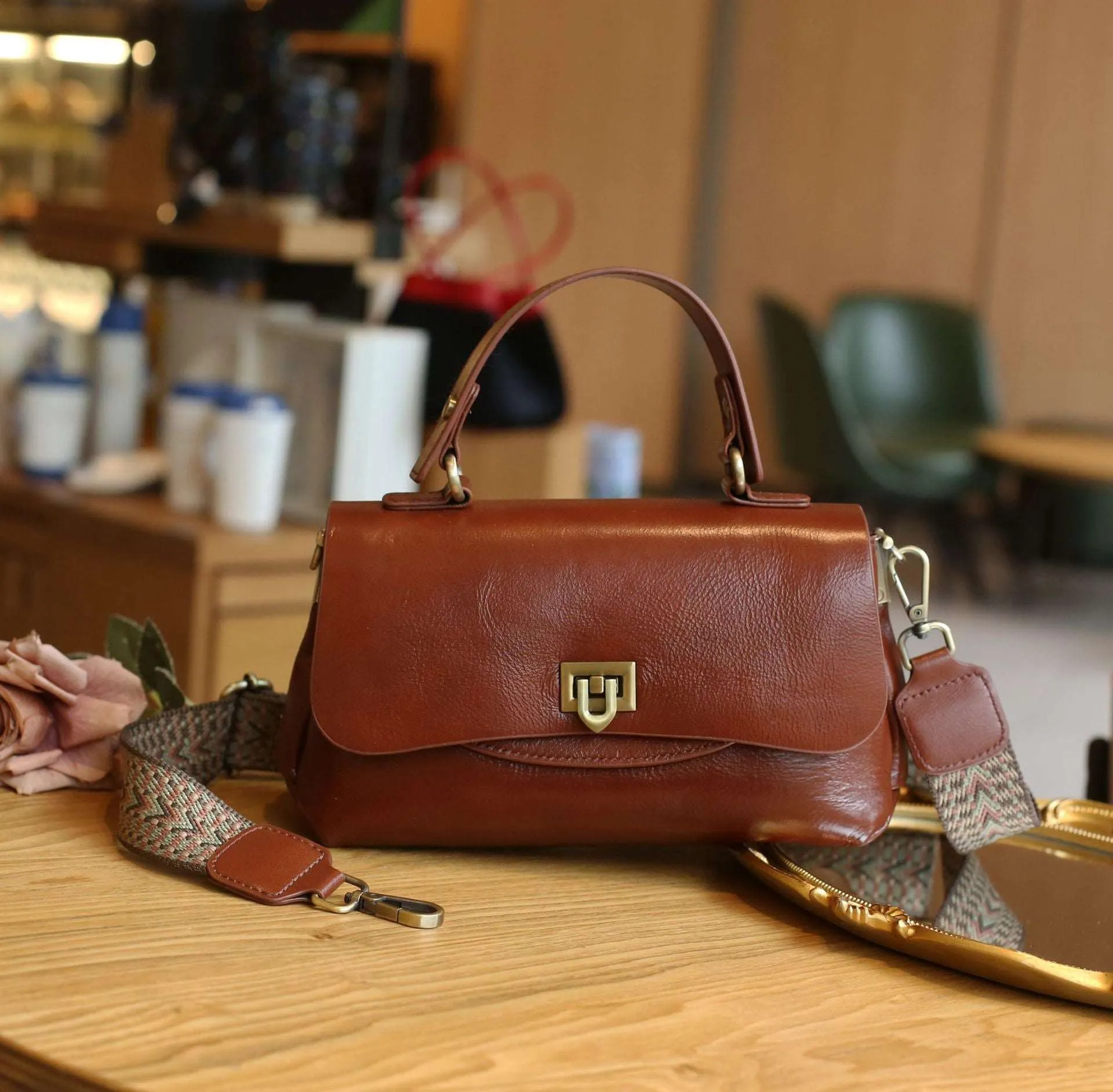 Chic Leather Clutch Bag