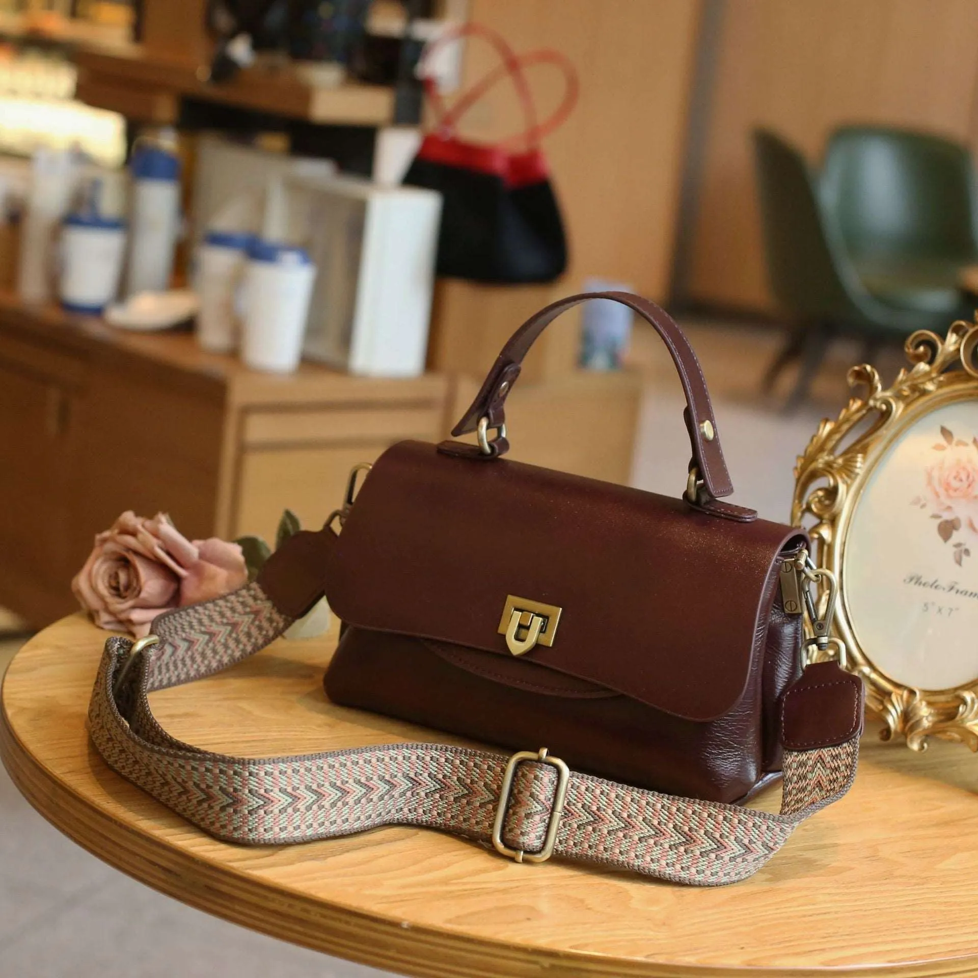 Chic Leather Clutch Bag