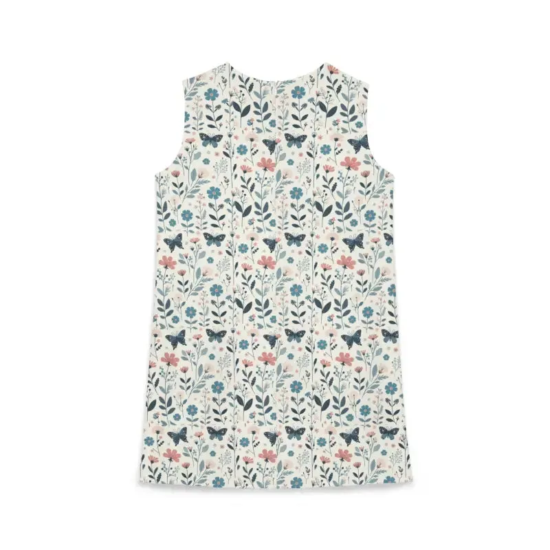 Chic Pastel Floral Sleeveless Dress