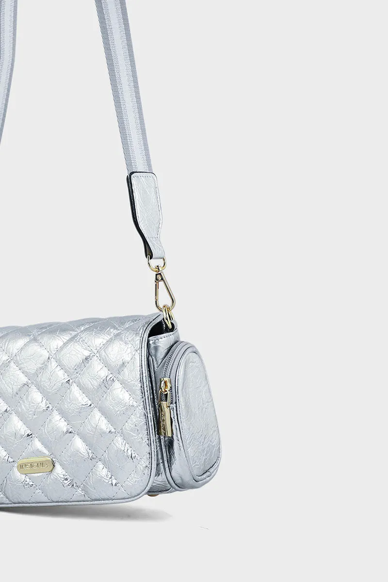 Cross Shoulder Bags BS2052-Silver