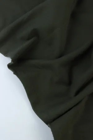 Darkest Olive Polartec Power Stretch Fleece