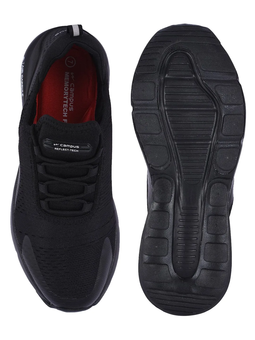 DRAGON Black Men's Running Shoes