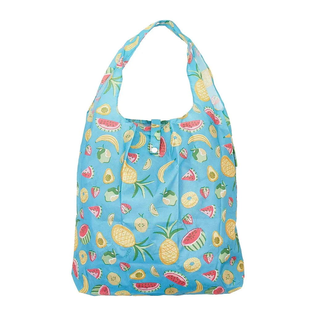 Eco Chic Blue Mixed Fruits Shopper