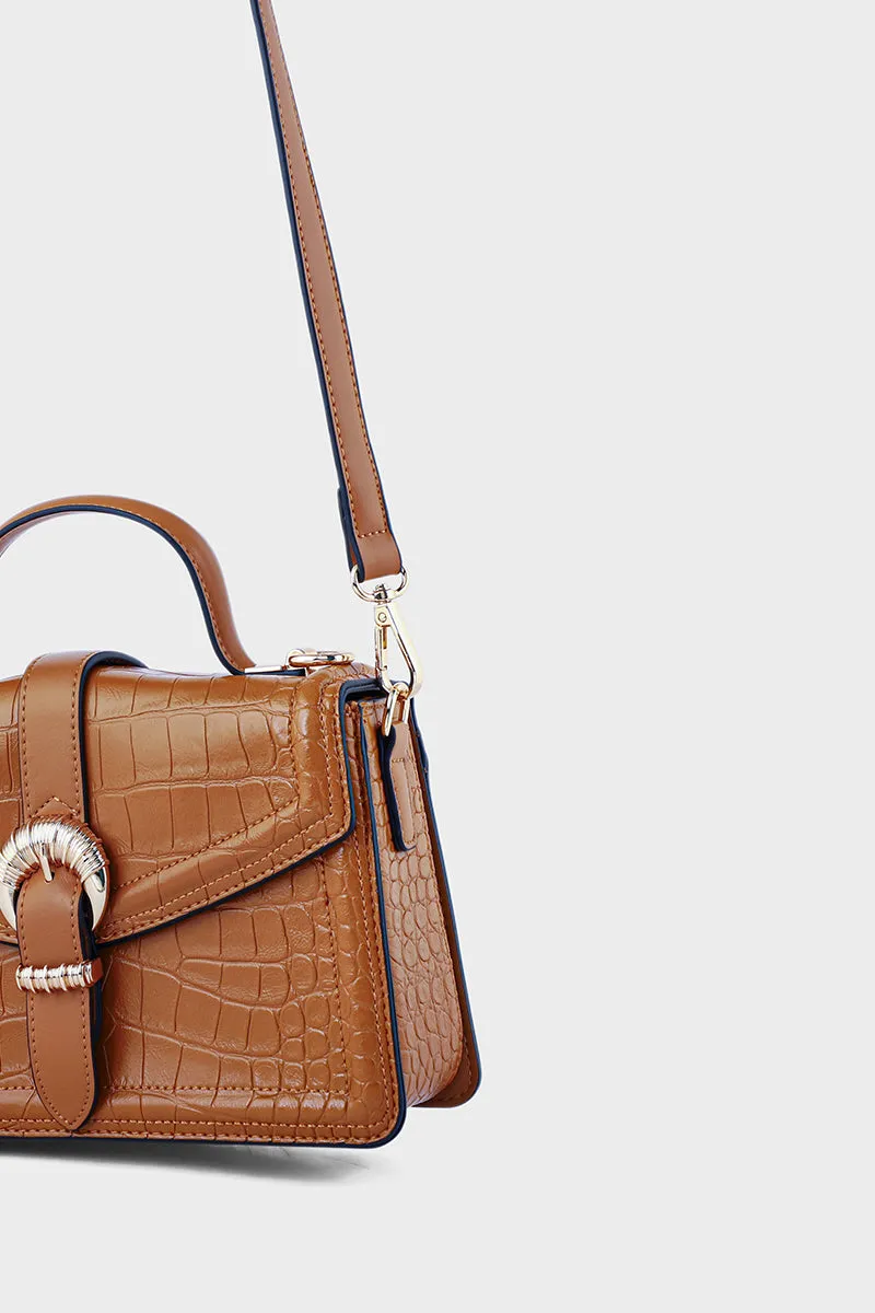 Flap Shoulder Bags BH0058-Tan