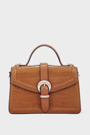 Flap Shoulder Bags BH0058-Tan