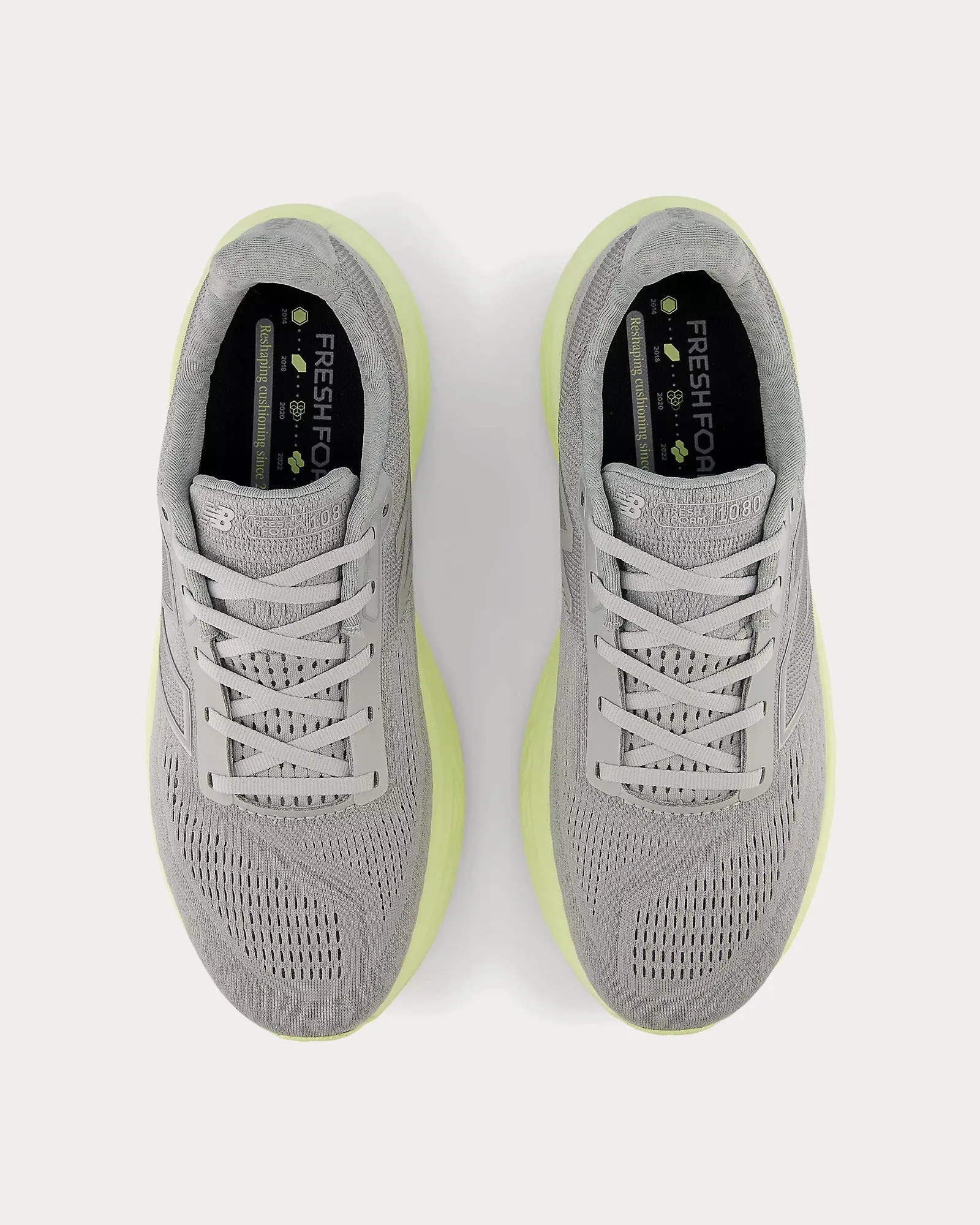 Fresh Foam X 1080v14 Raincloud / Limelight / Silver Metalic Running Shoes