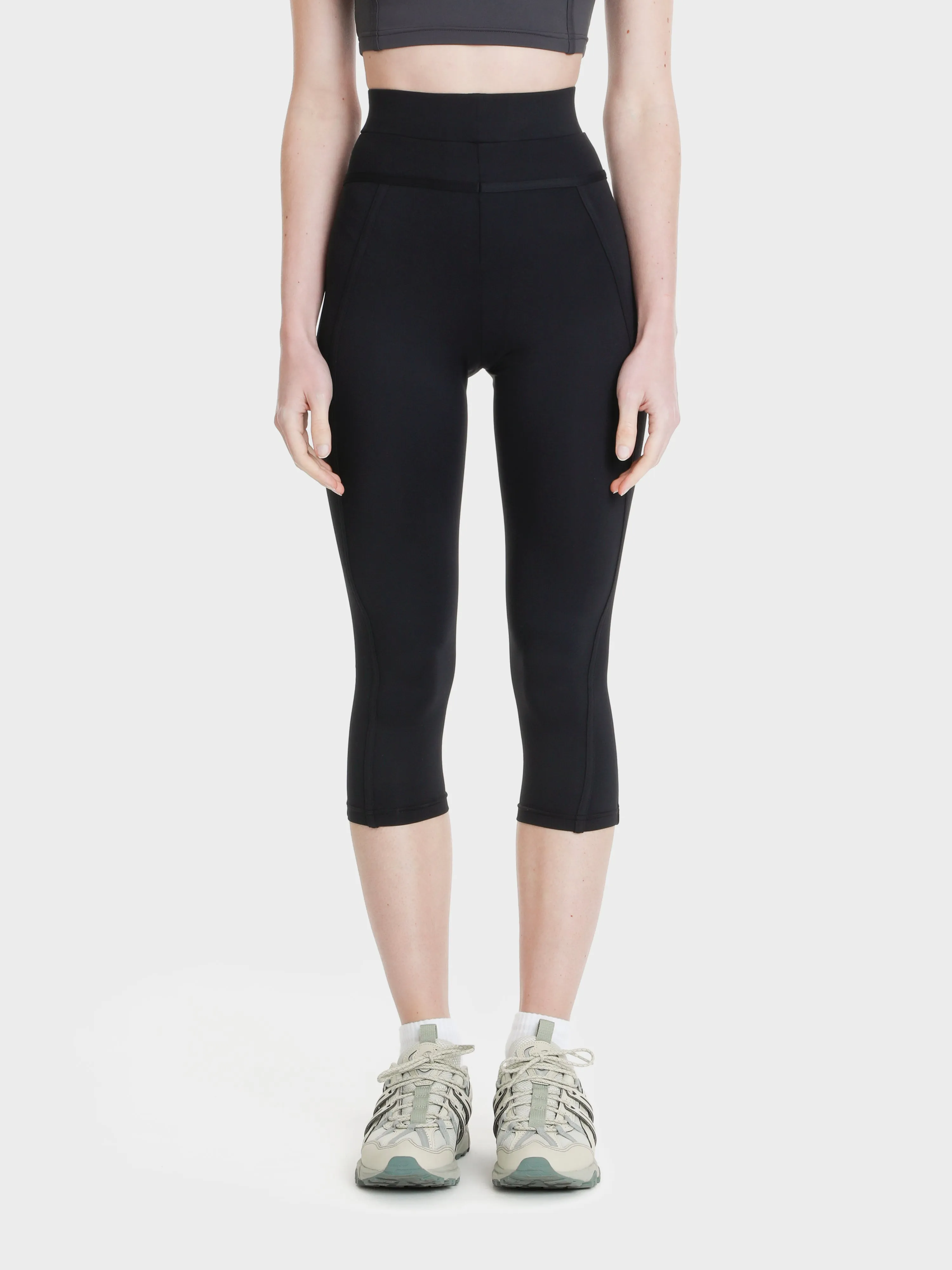 High waisted midi corset cut leggings