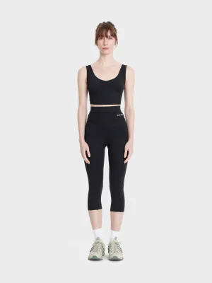 High waisted midi corset cut leggings