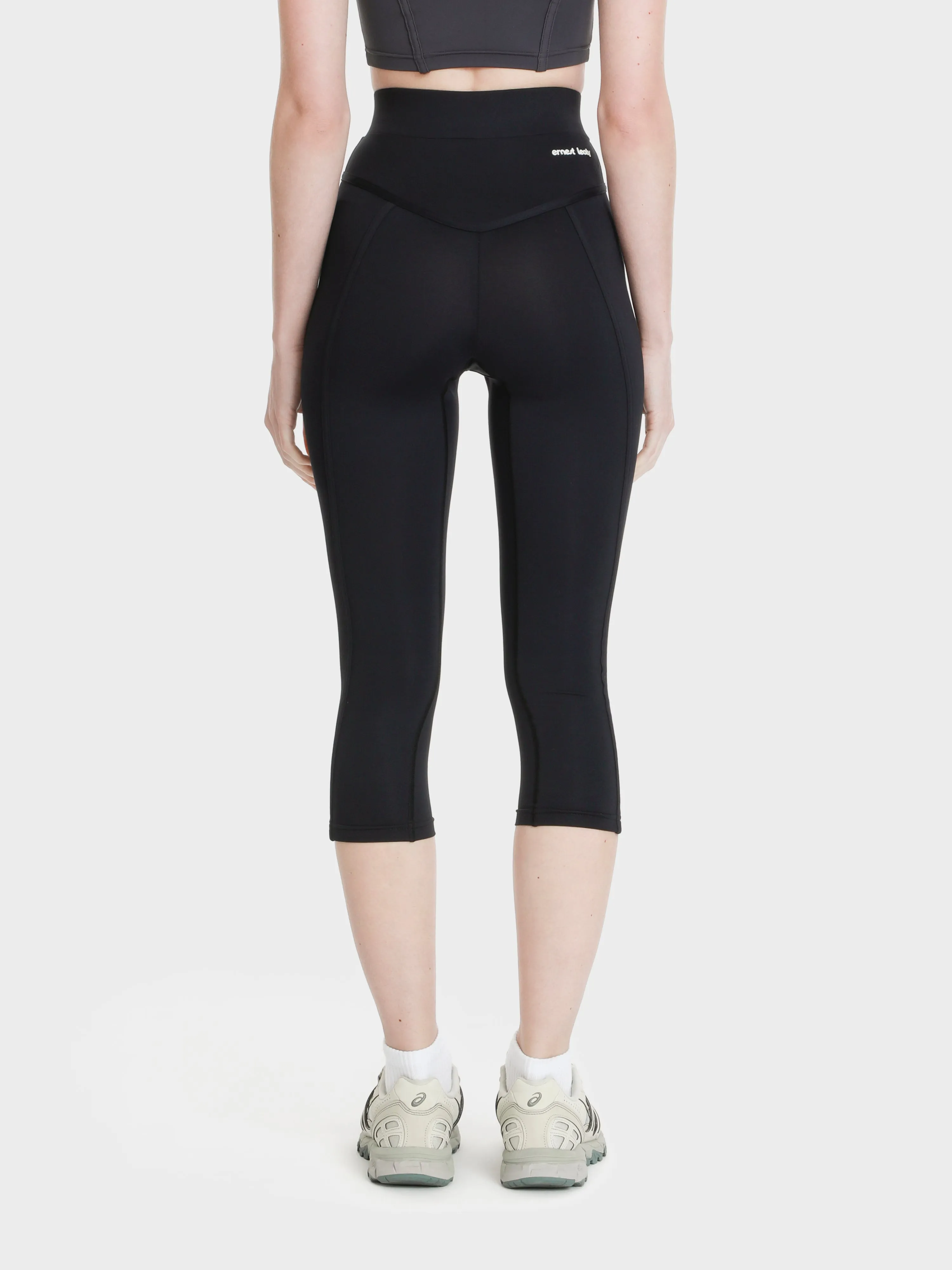 High waisted midi corset cut leggings