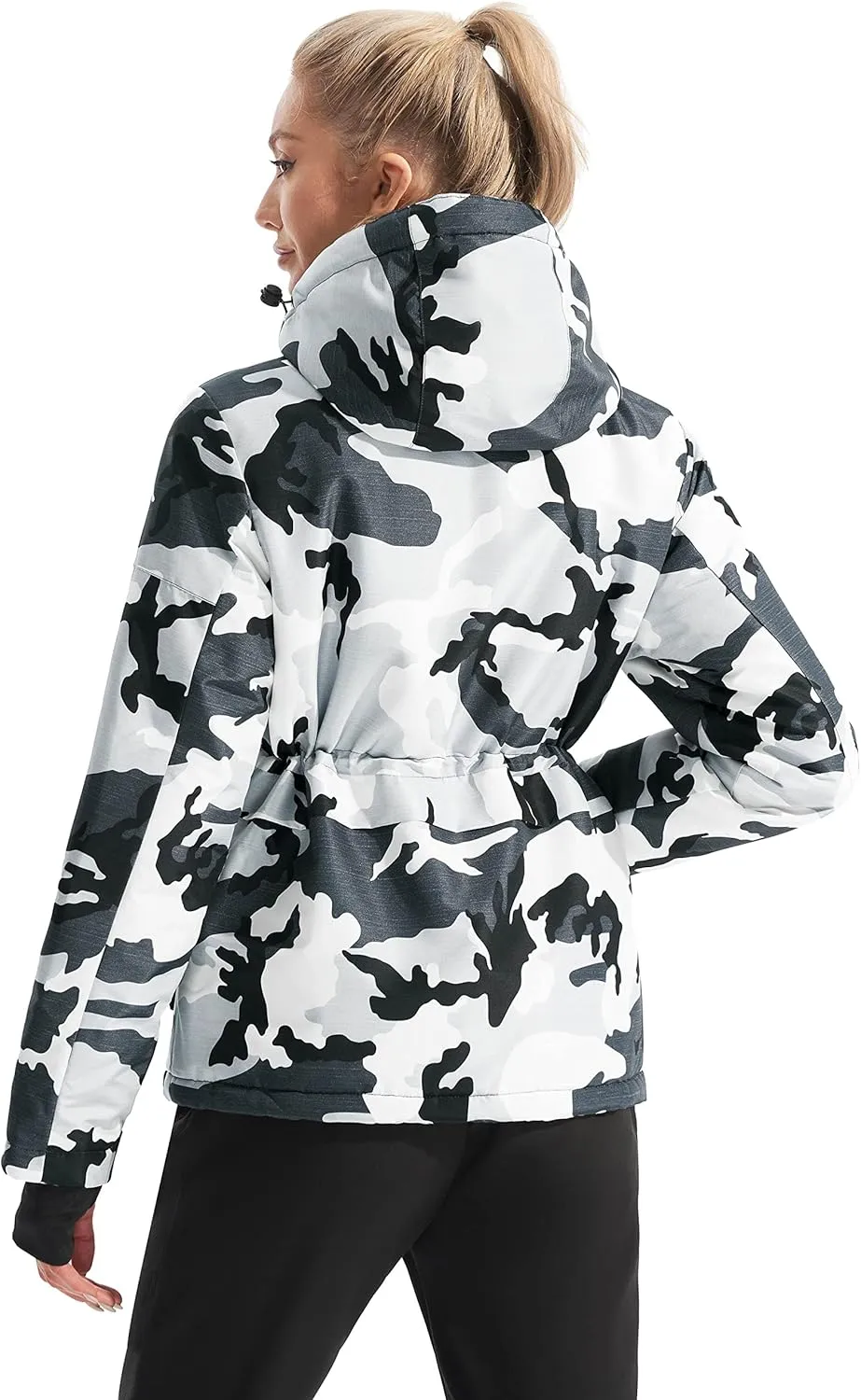 IUGA Waterproof Ski Jacket Women Warm Outdoor Winter Jackets Windproof Snowboard Winter Coats for Mountain Hiking