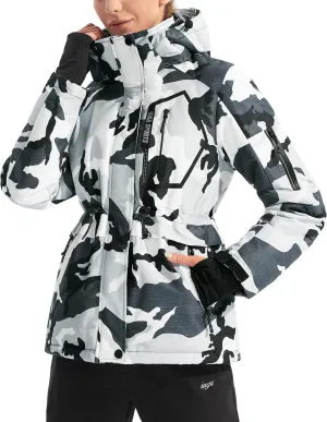 IUGA Waterproof Ski Jacket Women Warm Outdoor Winter Jackets Windproof Snowboard Winter Coats for Mountain Hiking