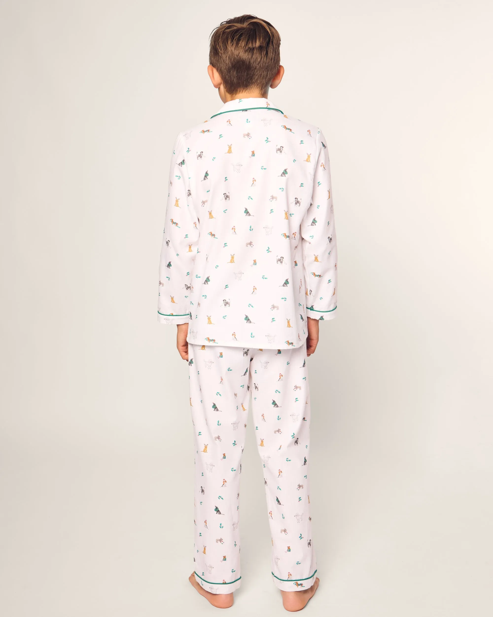 Jingle Paws Kid's Twill Pajama Set