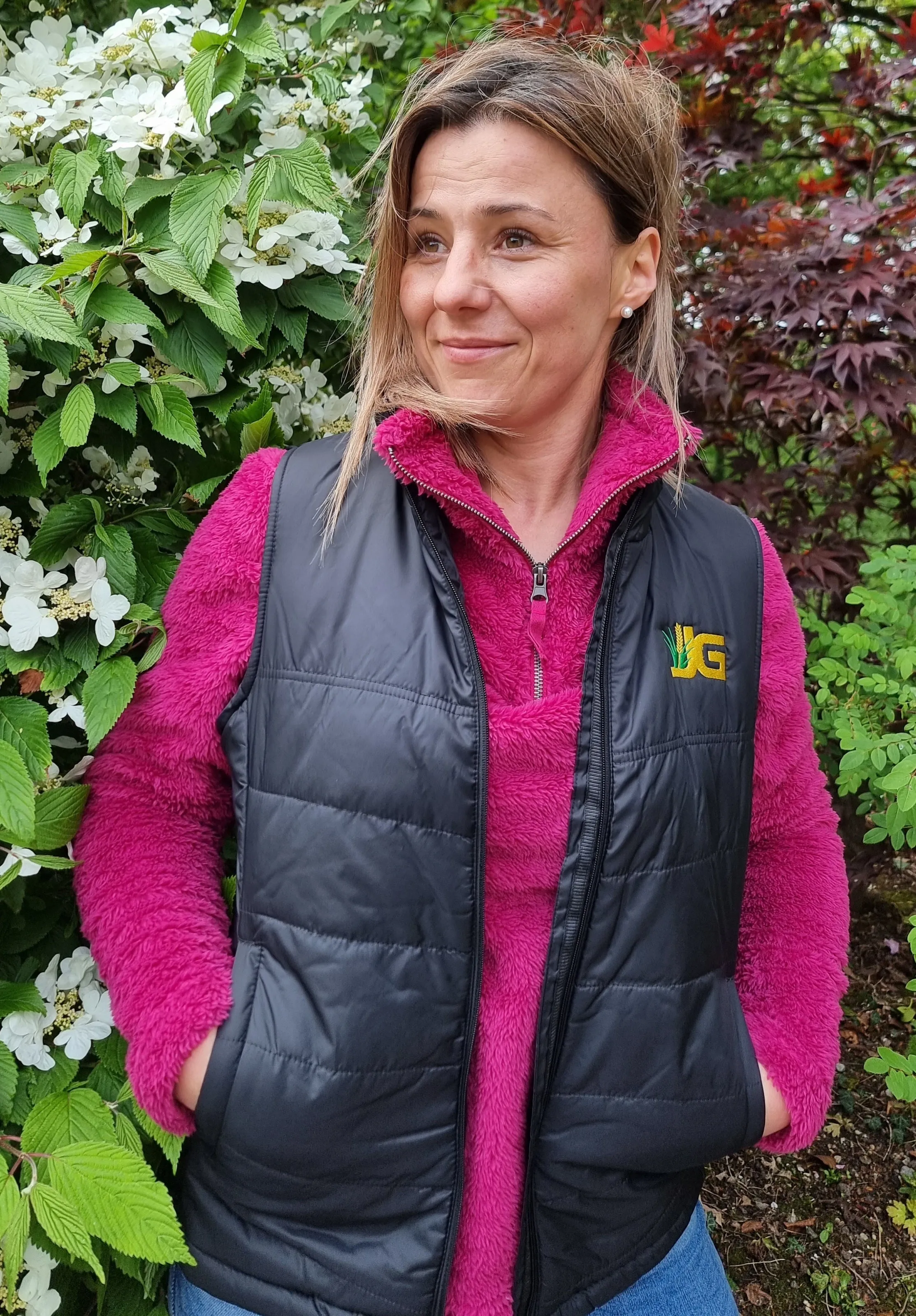 LADIES BLACK INSULATED BODYWARMER