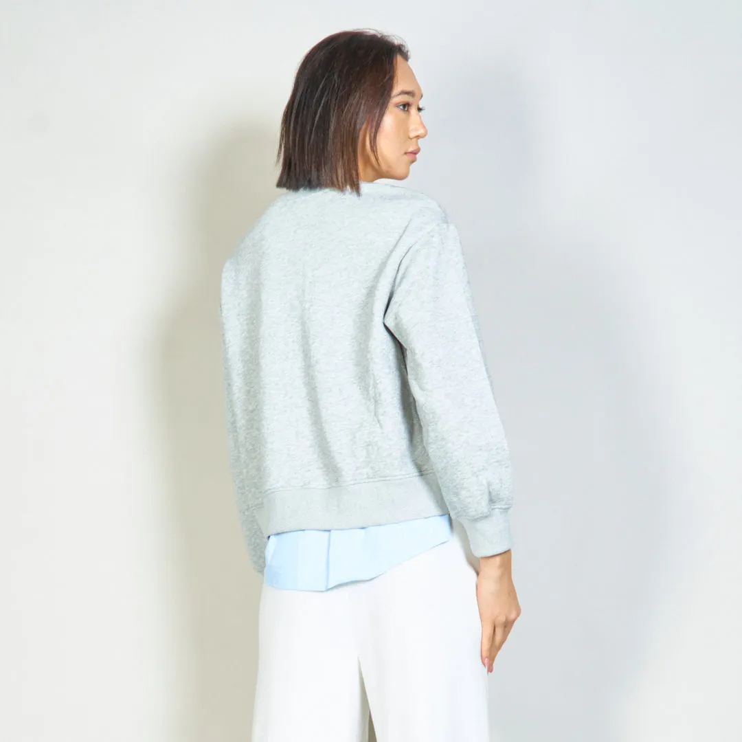 Layered "New York" embroidered sweatshirt wholesale
