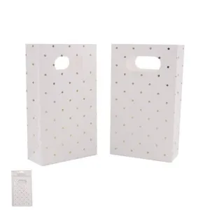 Loot Party Bags - Metallic Gold Polka Dots