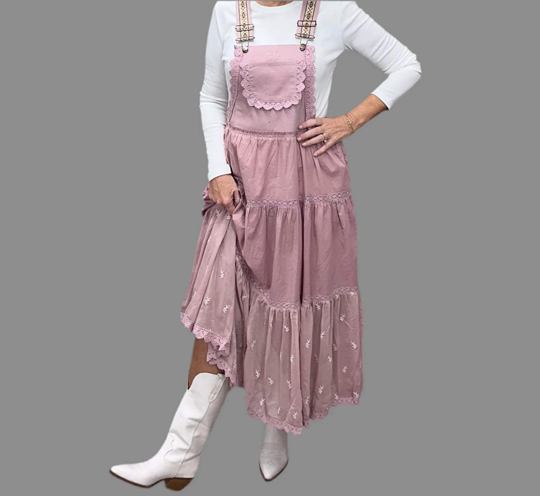 Maxi Overall Dress