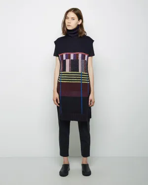 Mohair Turtleneck Poncho