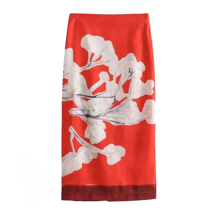 Monica Floral Midi Pencil Skirt