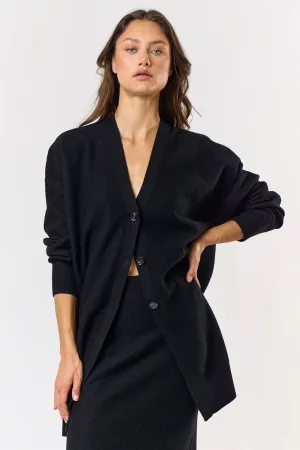 OVERSIZED BUTTON UP CARDIGAN