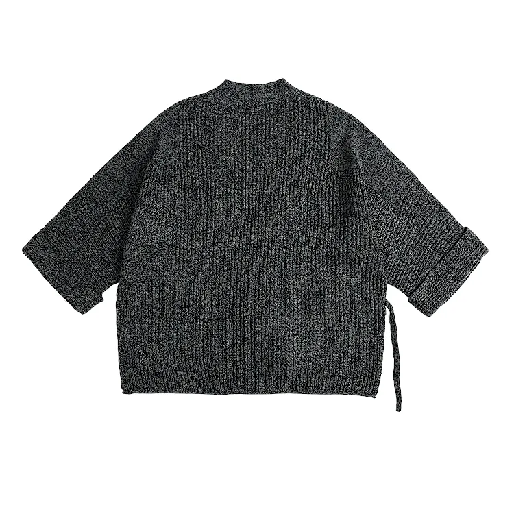 Oversized kimono ribbed cardigan sweater