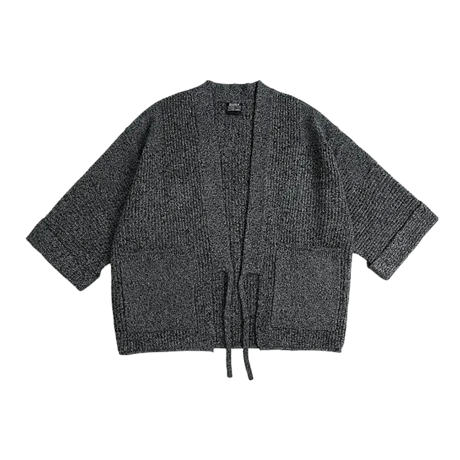 Oversized kimono ribbed cardigan sweater