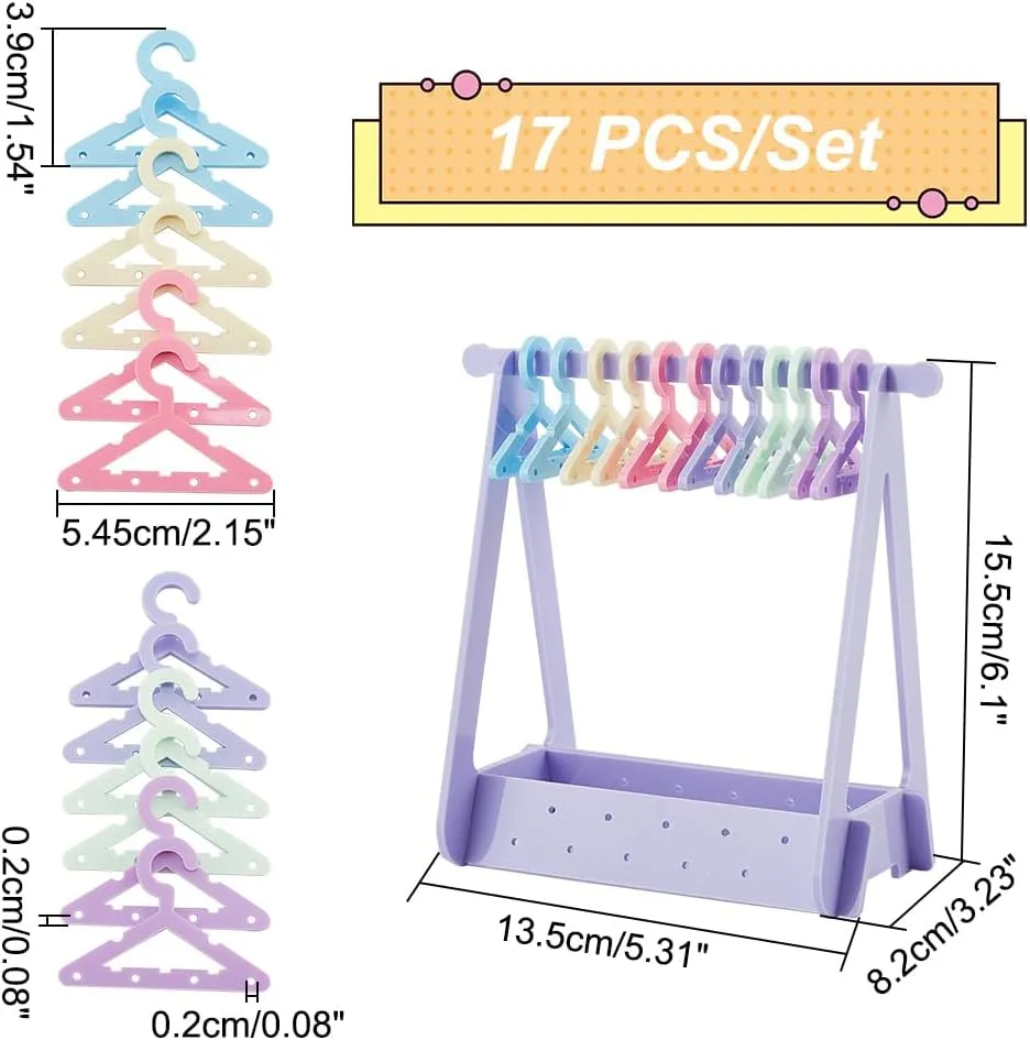 PH PandaHall 68 Holes Earring Holder Stand, Unique Earring Closet Acrylic Jewelry Earring Ear Studs Ring Necklace Mini Hanger Rack Organizer for Retail Show Personal Exhibition, 5.3x3.2x6.1inch