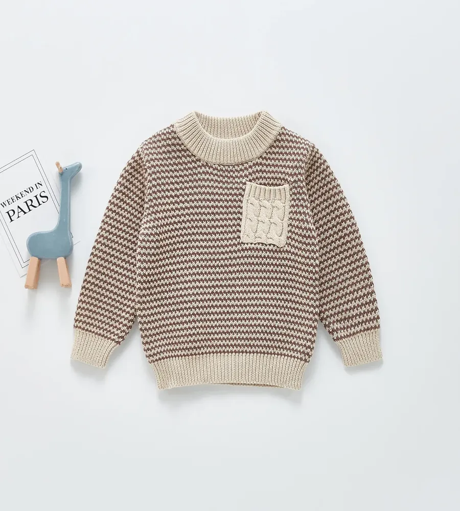 Playful Patches Knit Sweater