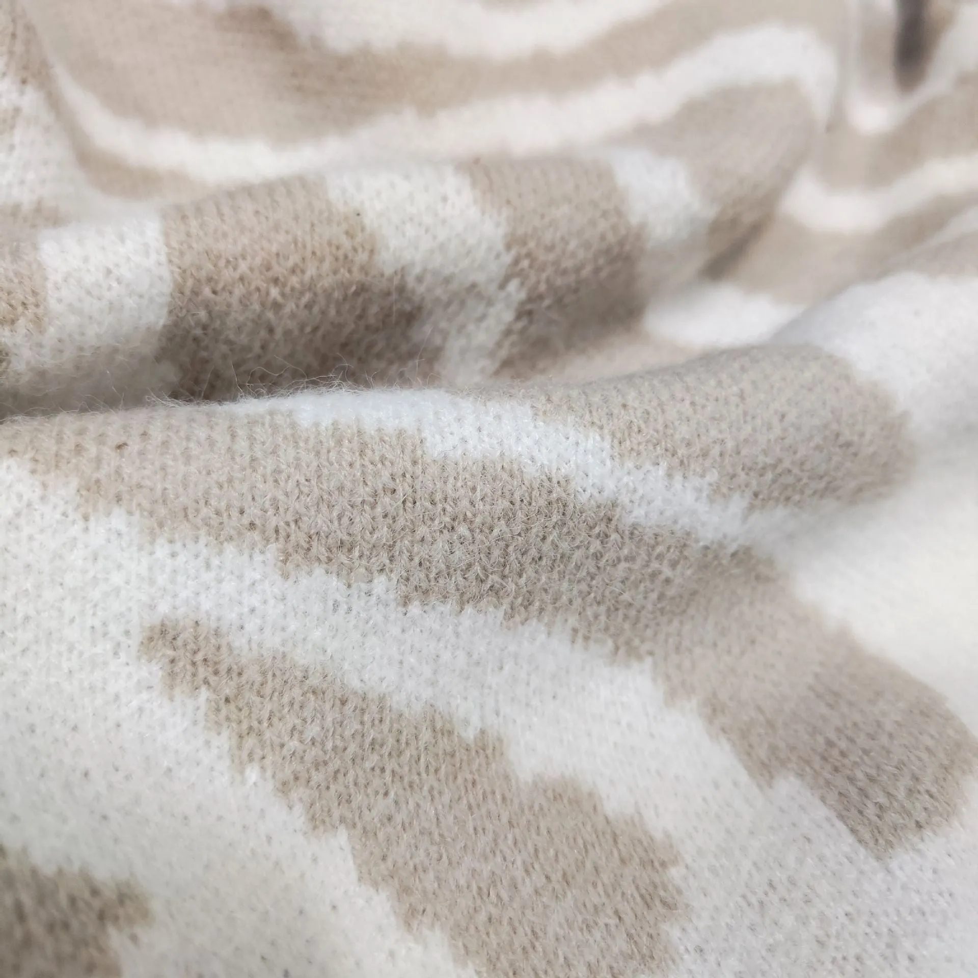 Print Oversized Cardigan Sweater