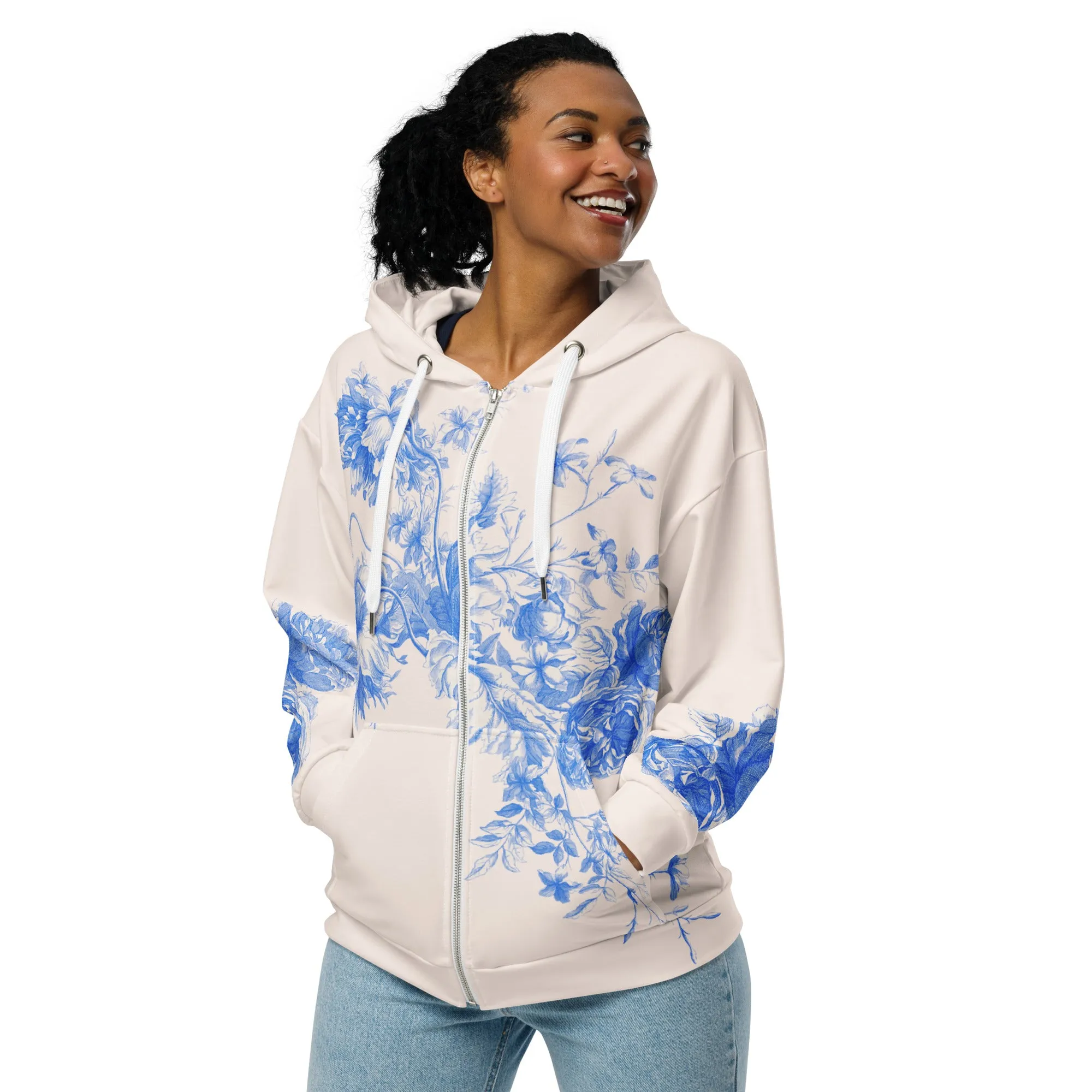 Royal Toile zip hoodie
