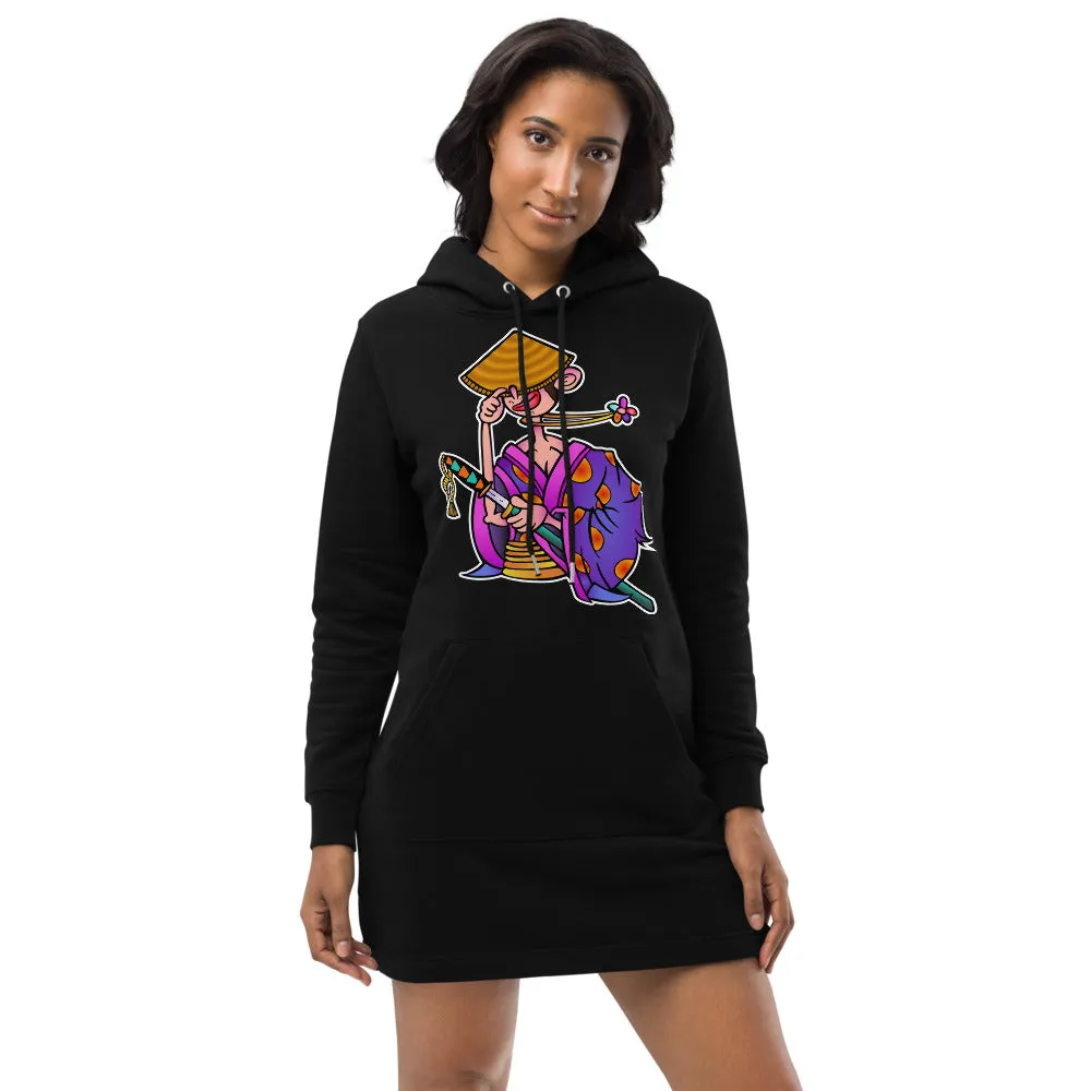 Samurai - Hoodie dress