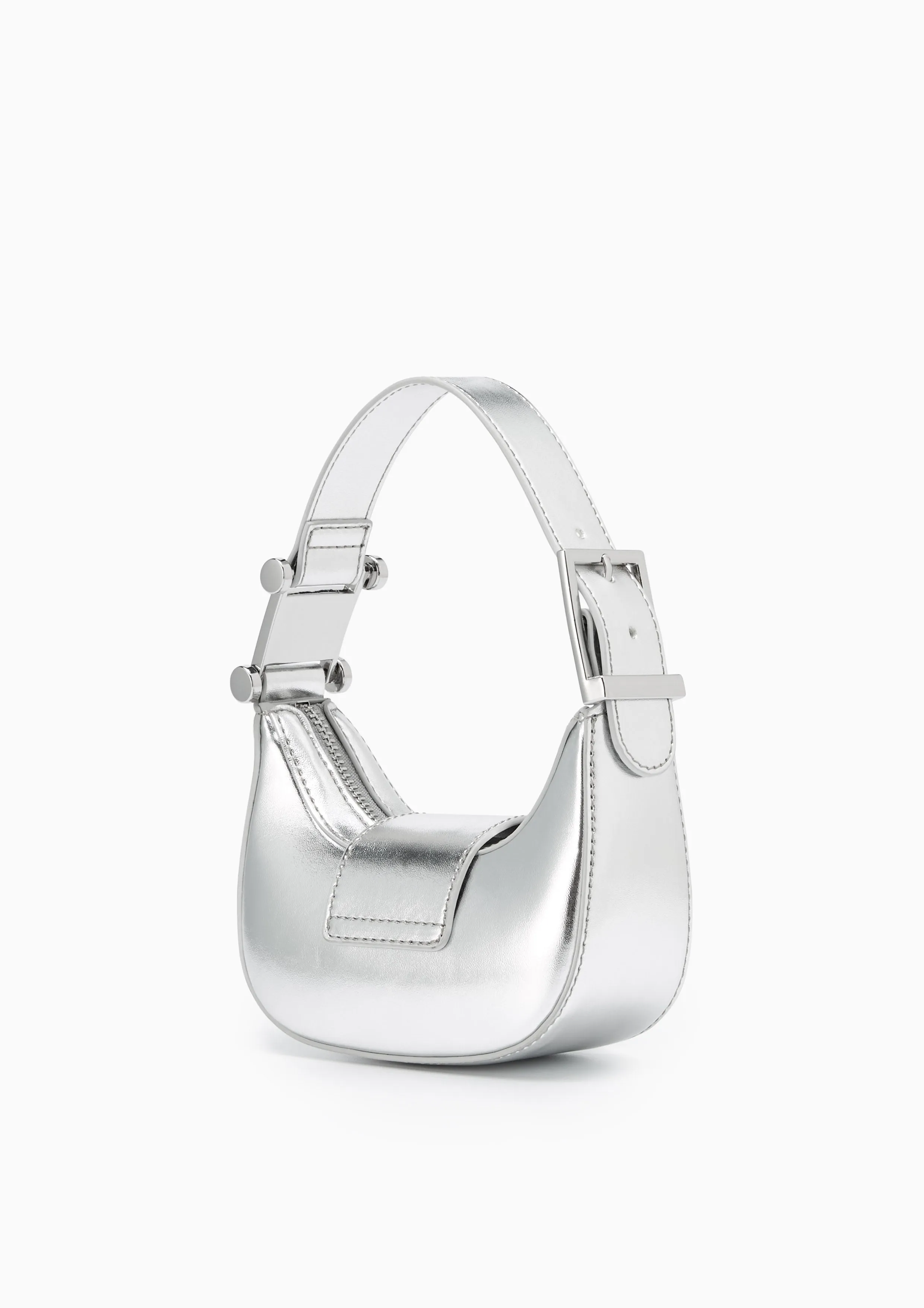 Shelly Mini Shoulder Bags  - Silver