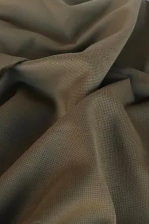 Tapenade Mini Check Polartec Power Stretch Fleece
