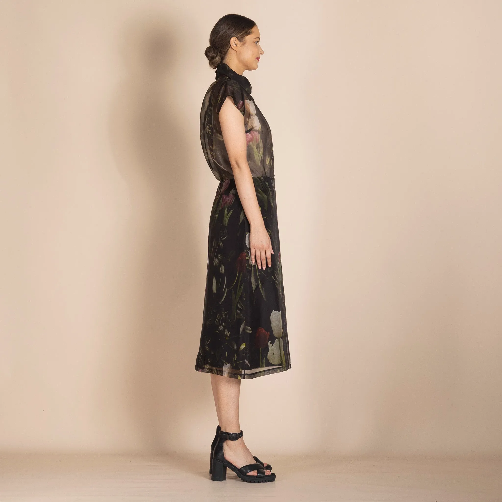 tulips a-line skirt