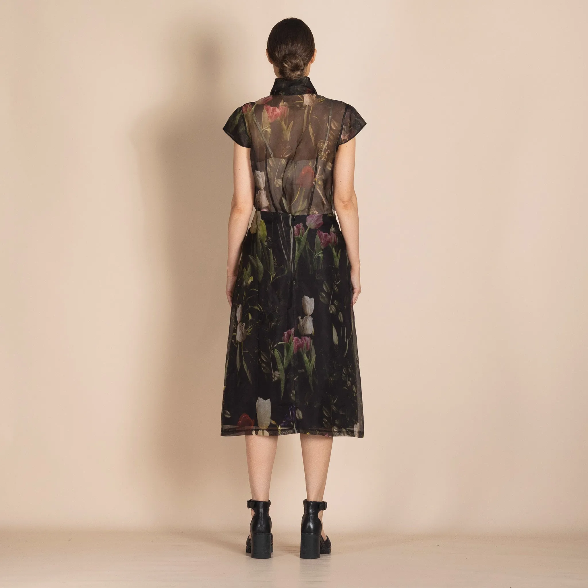 tulips a-line skirt