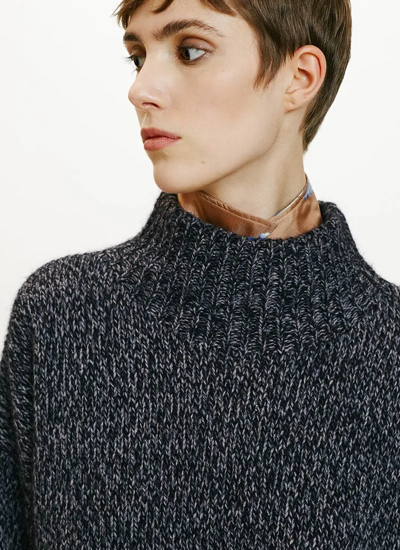 Uma Chunky Mock Neck Sweater