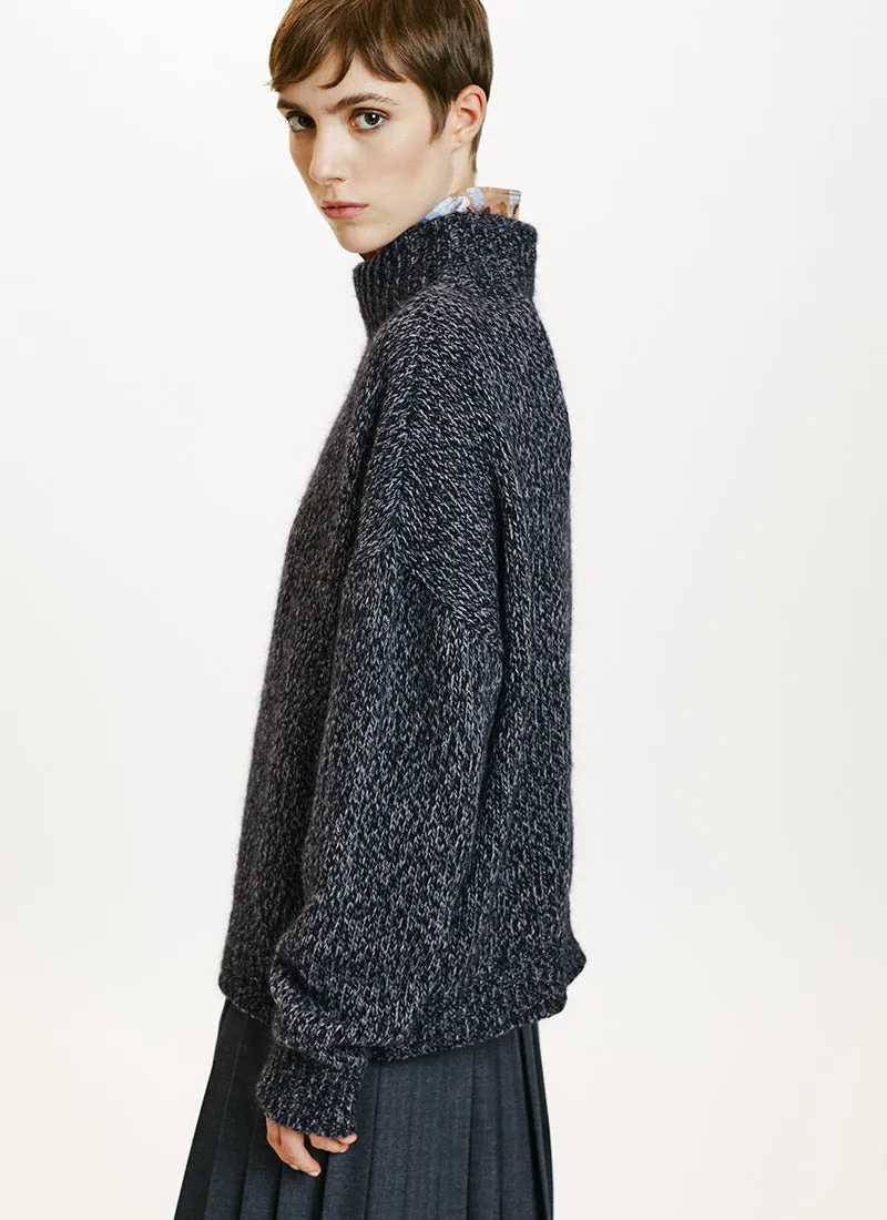 Uma Chunky Mock Neck Sweater