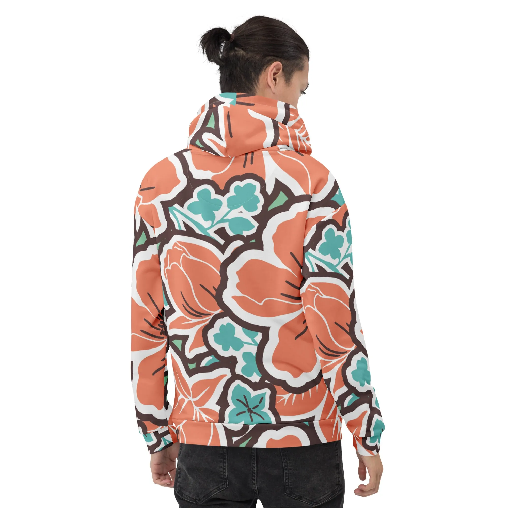 Valentines Day Hoodie - Flower (Glamourange Valentine Day Gifts Hoodies - Design 003)